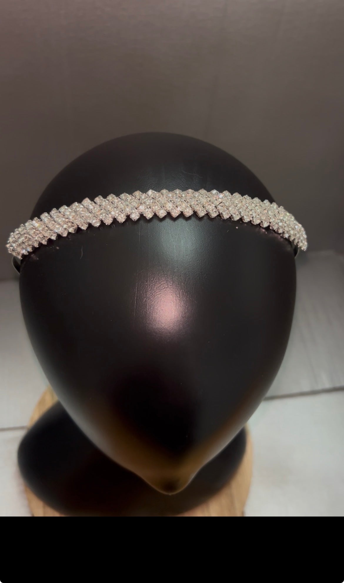 Silver sparkly headband