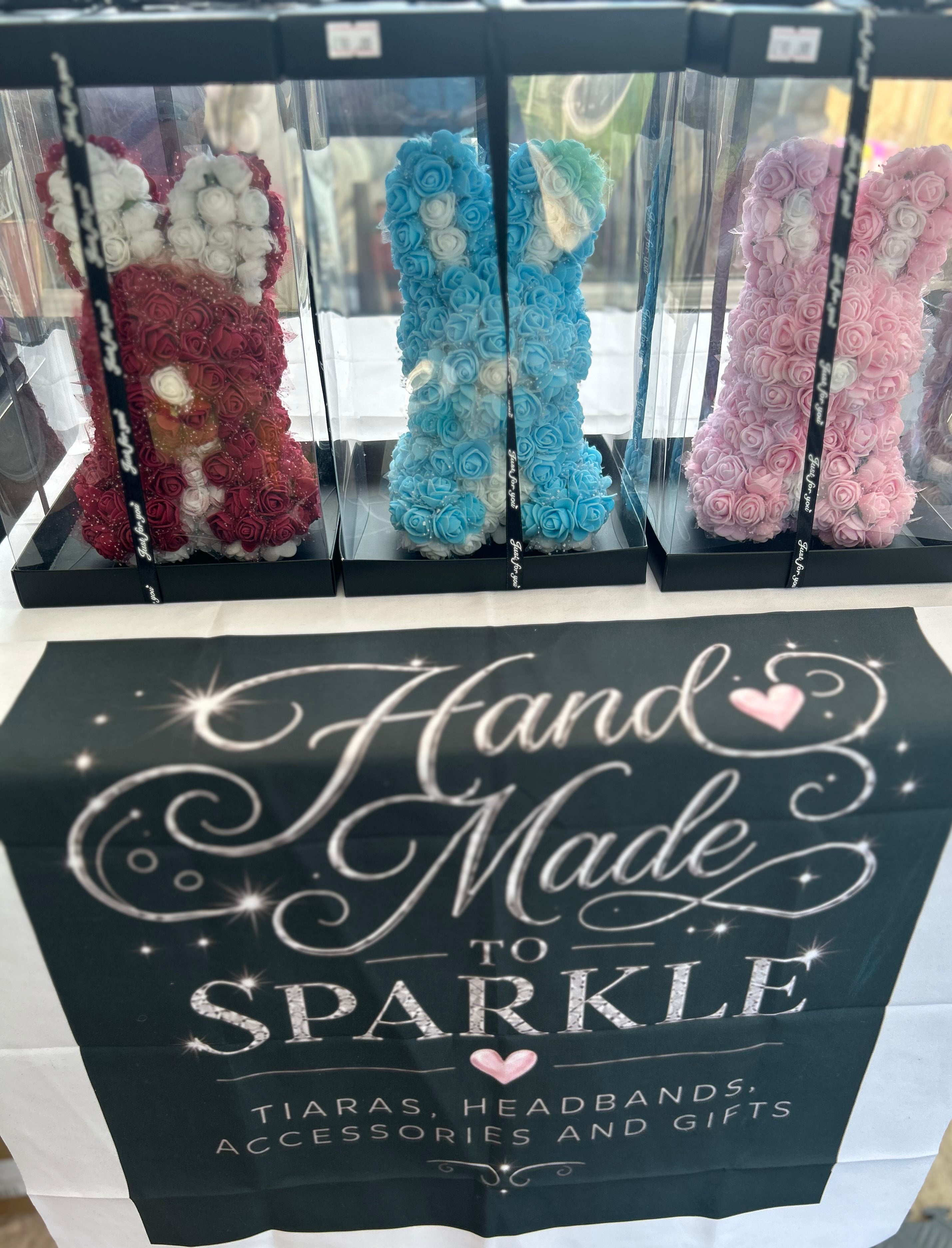 Beautiful foam rose animals
