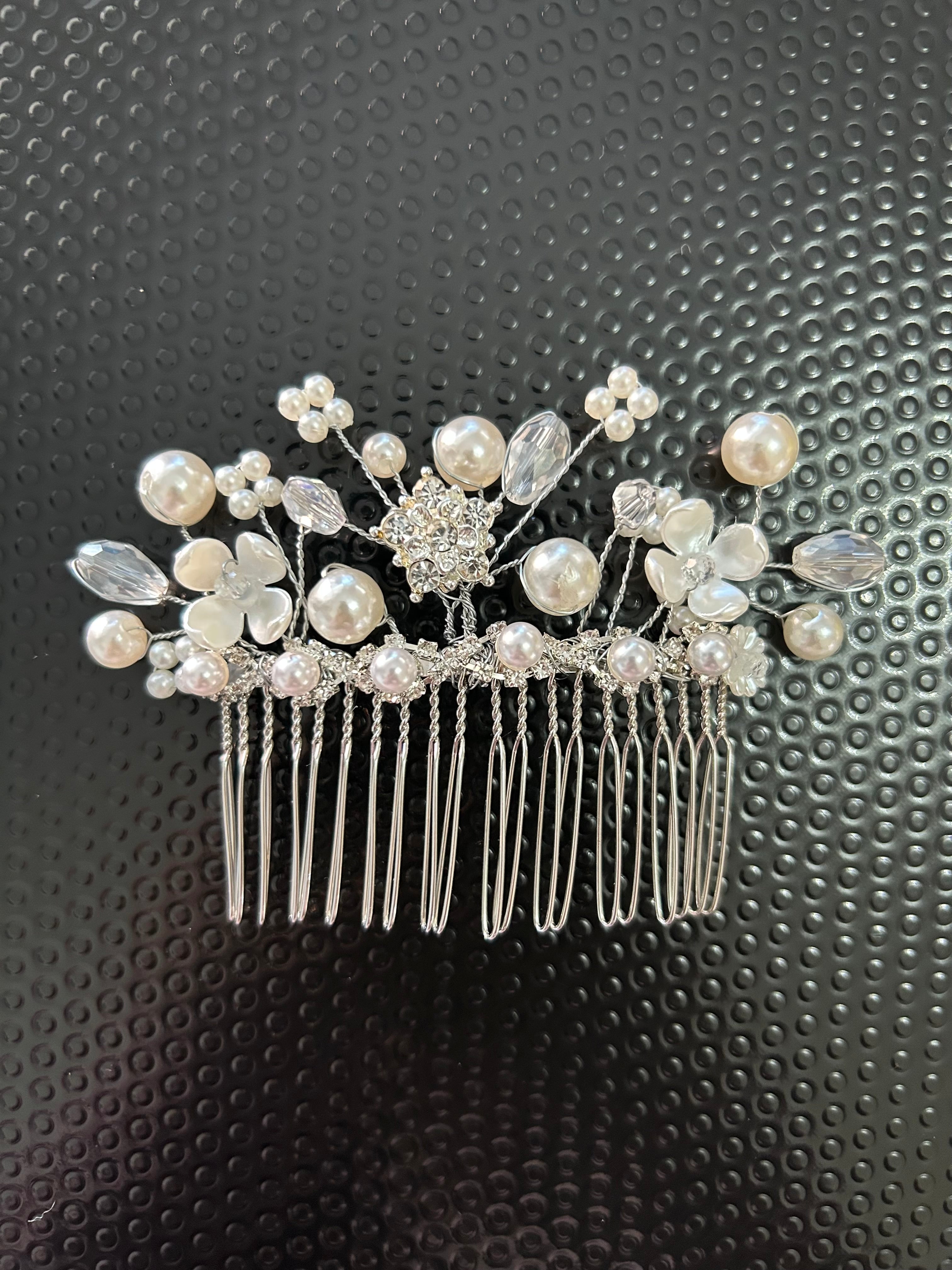 Beaded hair comb 5