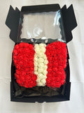 Beautiful foam rose butterflies