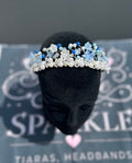 Blue and white Tiara