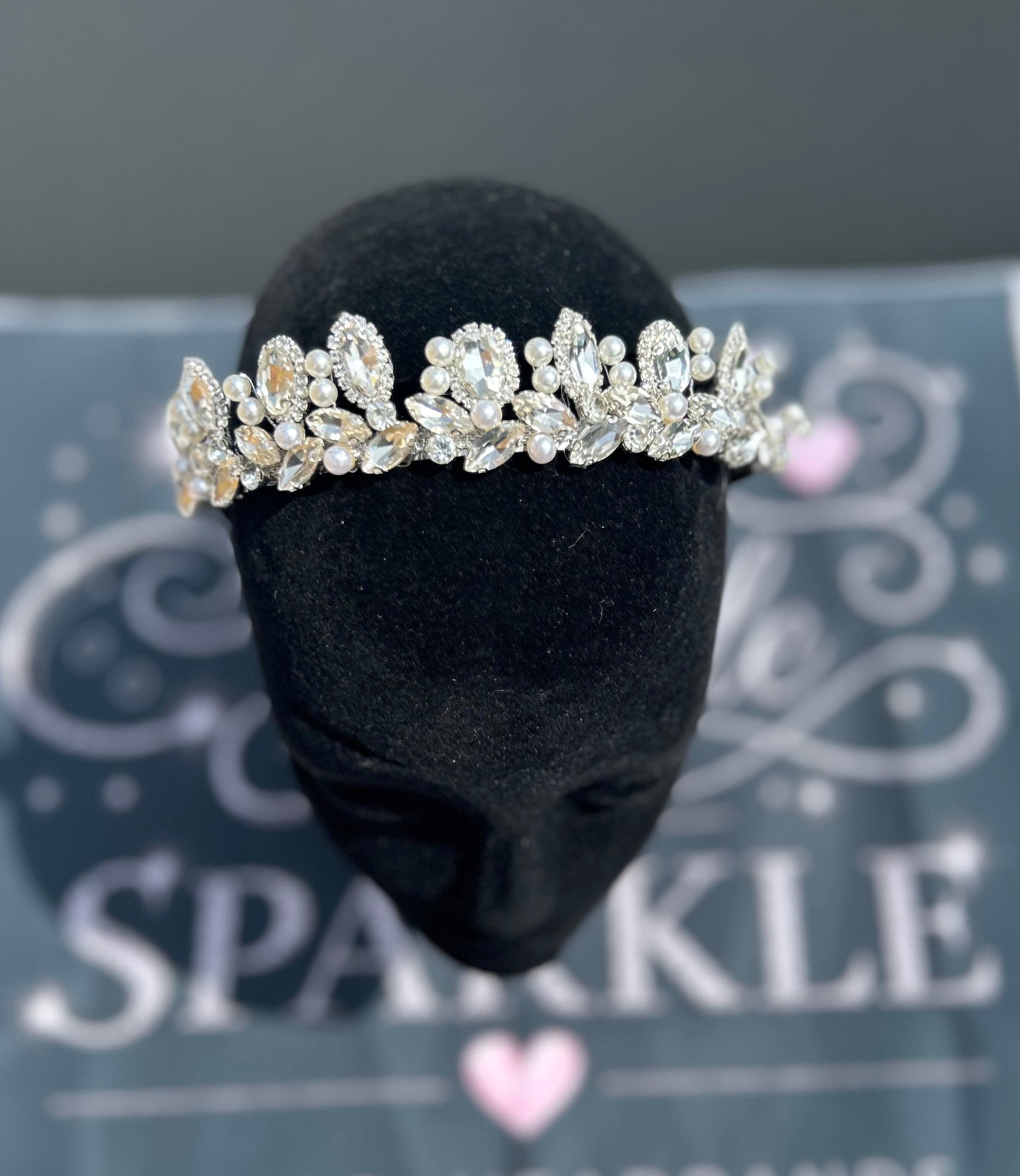 Silver headband