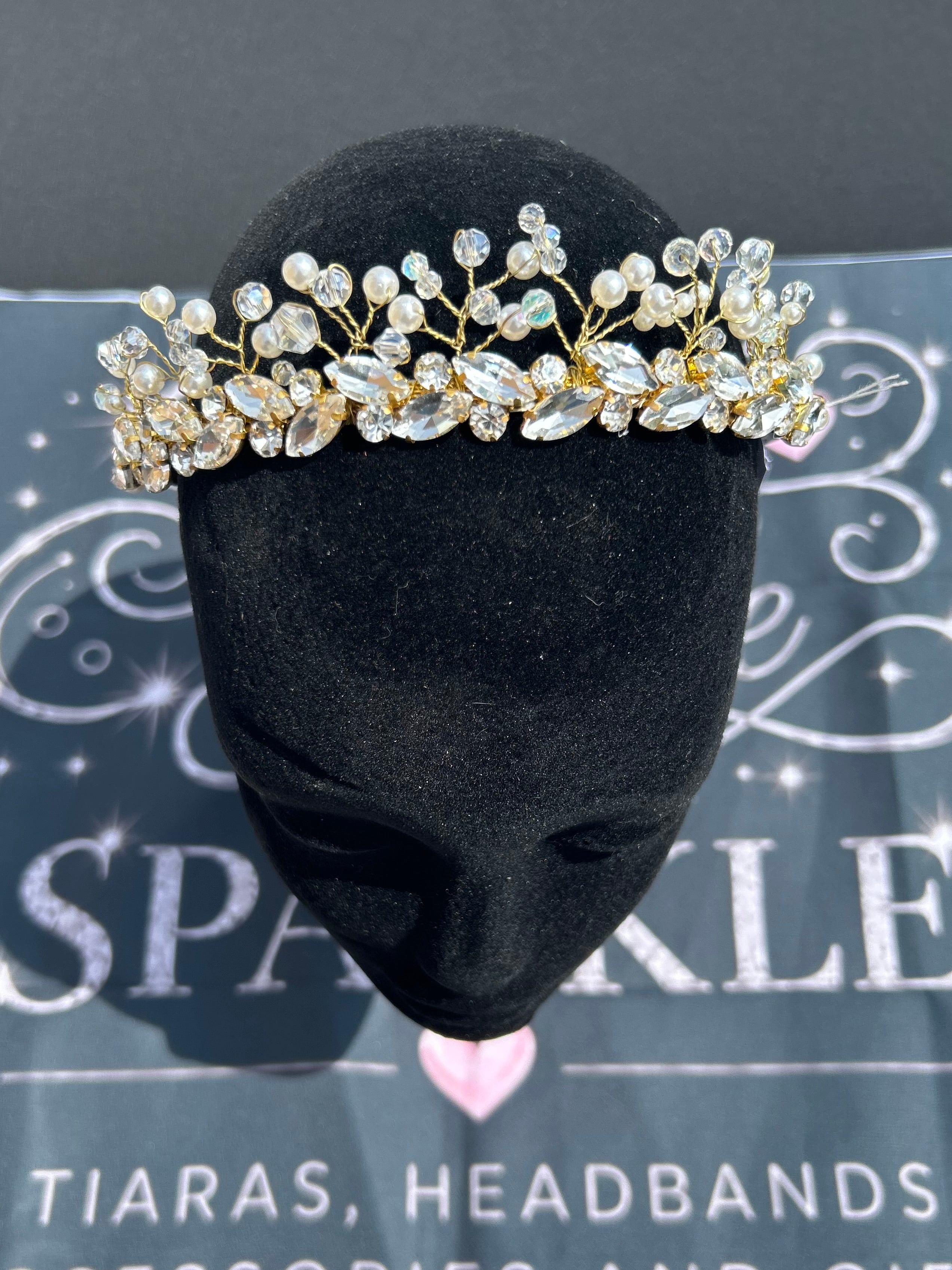 Gold and silver Tiara