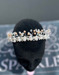 Peach and Silver Tiara